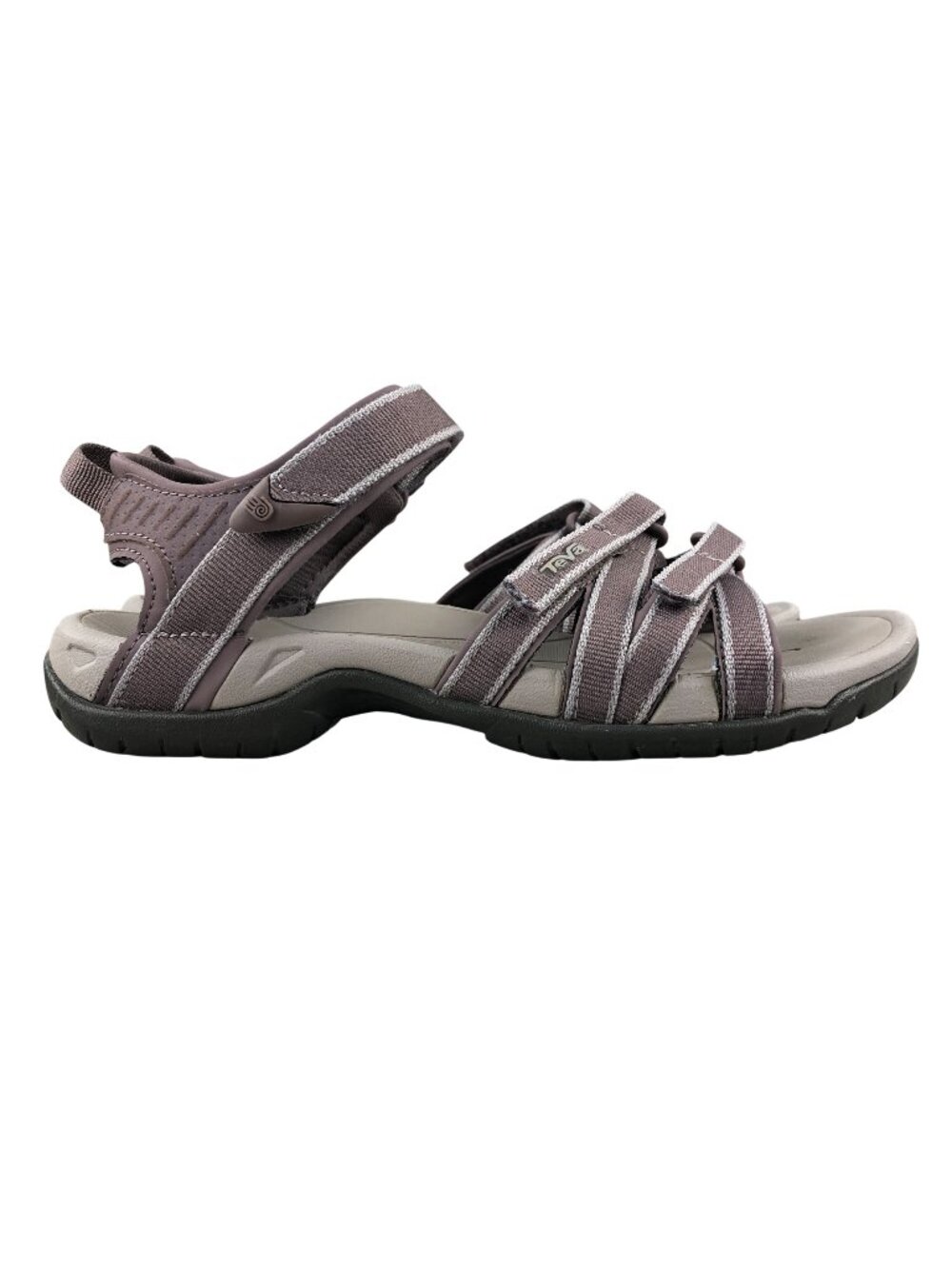 Teva Women's 7.5 Tirra Purple Grey Trim Open Toe Ankle Strap Outdoor Sandals